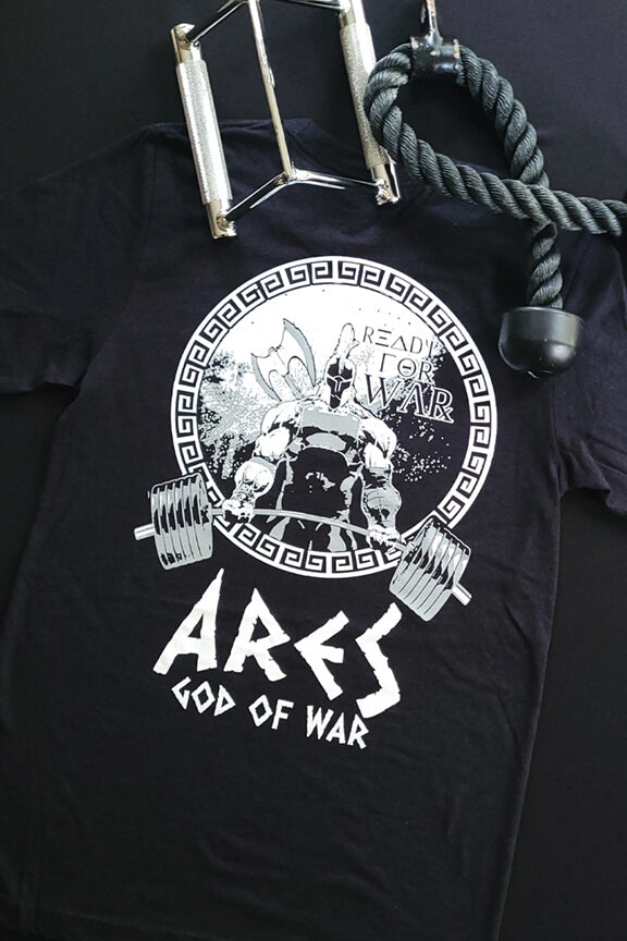 Ares God Of War Gym Shirt, Men's Gym Tee, Pump Cover, gym clothing