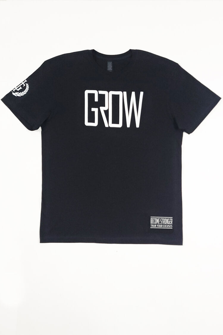 GROW Black Workout T-Shirt