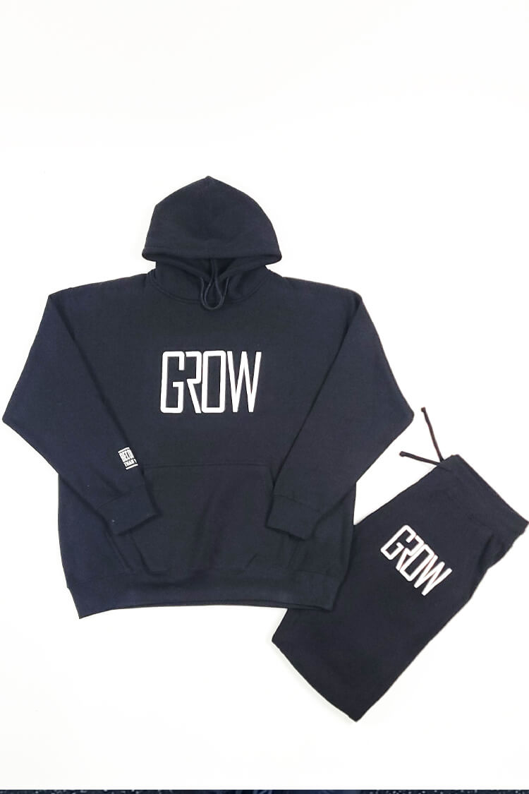GROW Black Joggers
