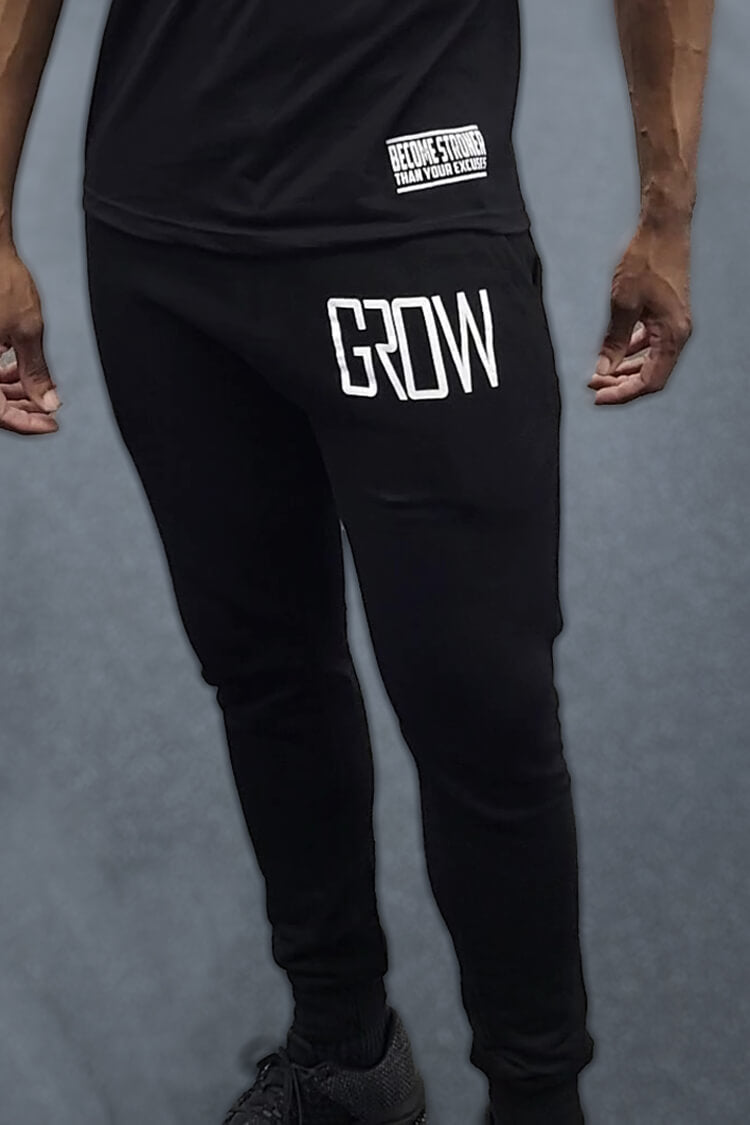 GROW Black Joggers