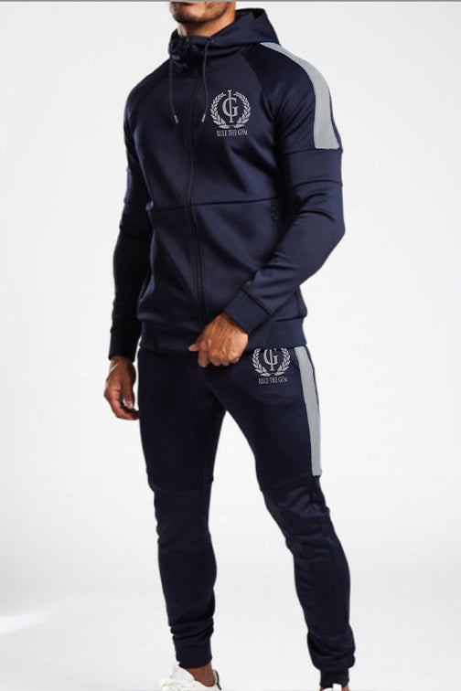 Iron Gods Black Sweatsuit Tracksuit Jogger Set