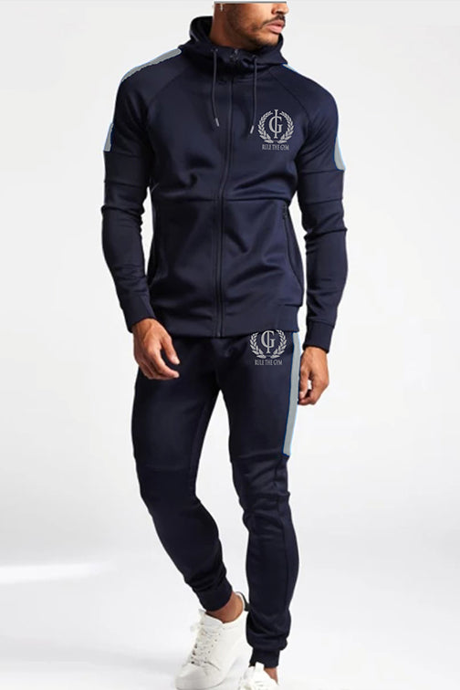 Iron Gods Black Sweatsuit Tracksuit Jogger Set