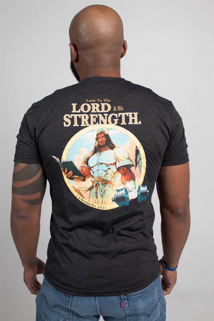 Iron Gods Buff Jesus Gym Shirt