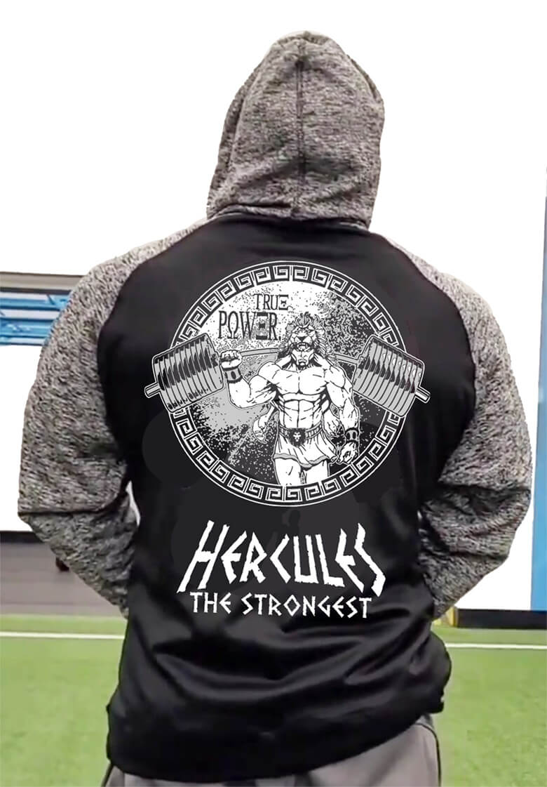 The G.O.A.T. Workout Hoodie Hercules Edition, Black Hoodie