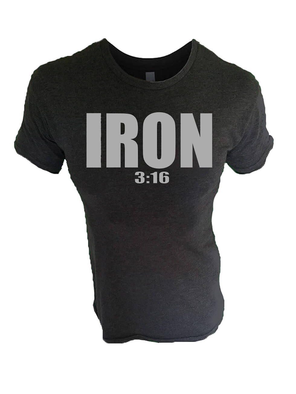 Iron Gods IRON 3:16 Black Workout T-Shirt