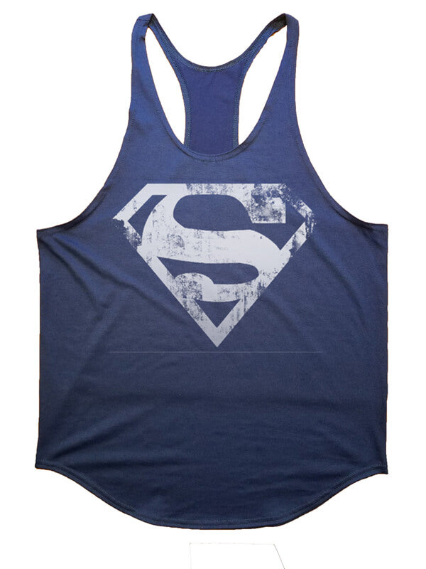Man Of Steel Gym Stringer Tank