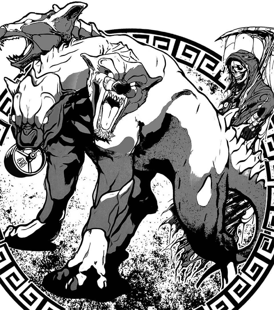 Titan Series Cerberus T-Shirt The Hellhound
