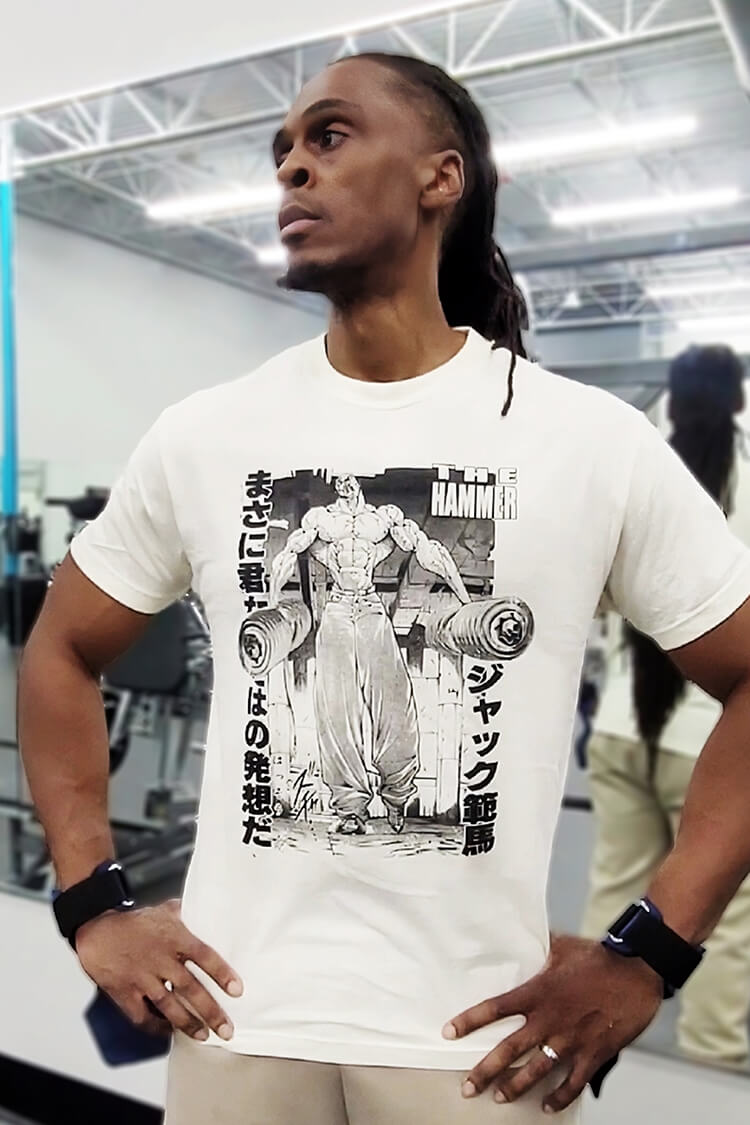 JACK'D Tan Gym Tee