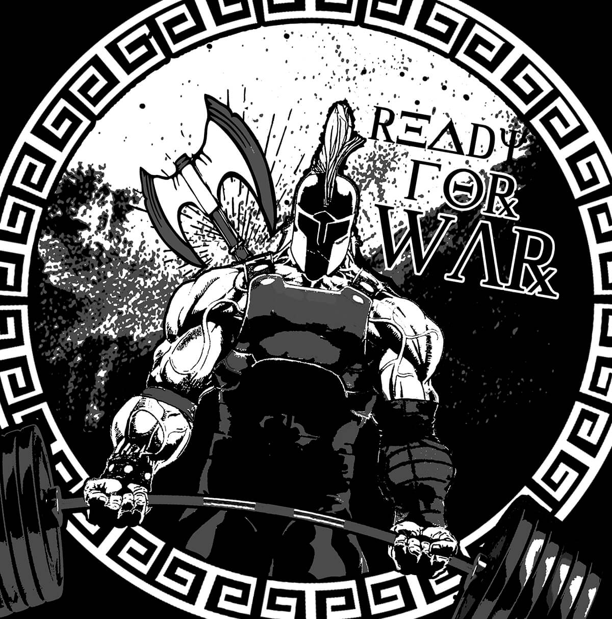 The G.O.A.T. Workout Hoodie Ares Edition Logo