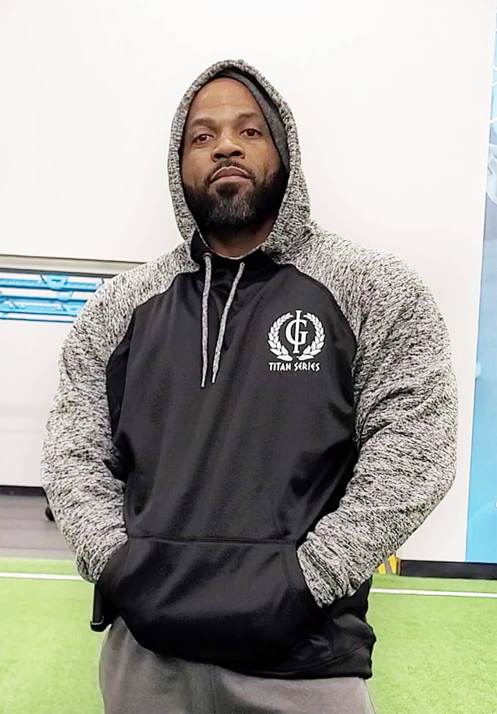 The G.O.A.T. Workout Hoodie Kratos Edition, Black Hoodie