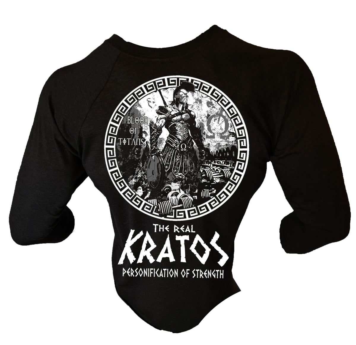 Iron Gods Titan Series Black Workout T-Shirt | Kratos Men's Gym Clothing Apparel Activewear