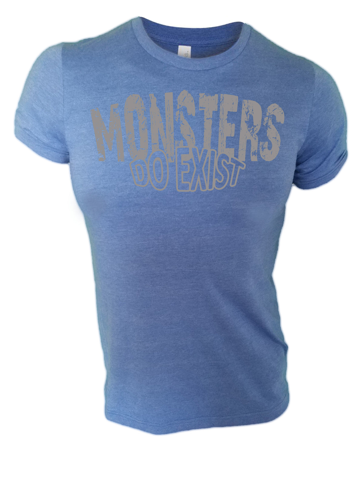 Iron Gods Monster's Do Exist Blue Workout T-Shirt