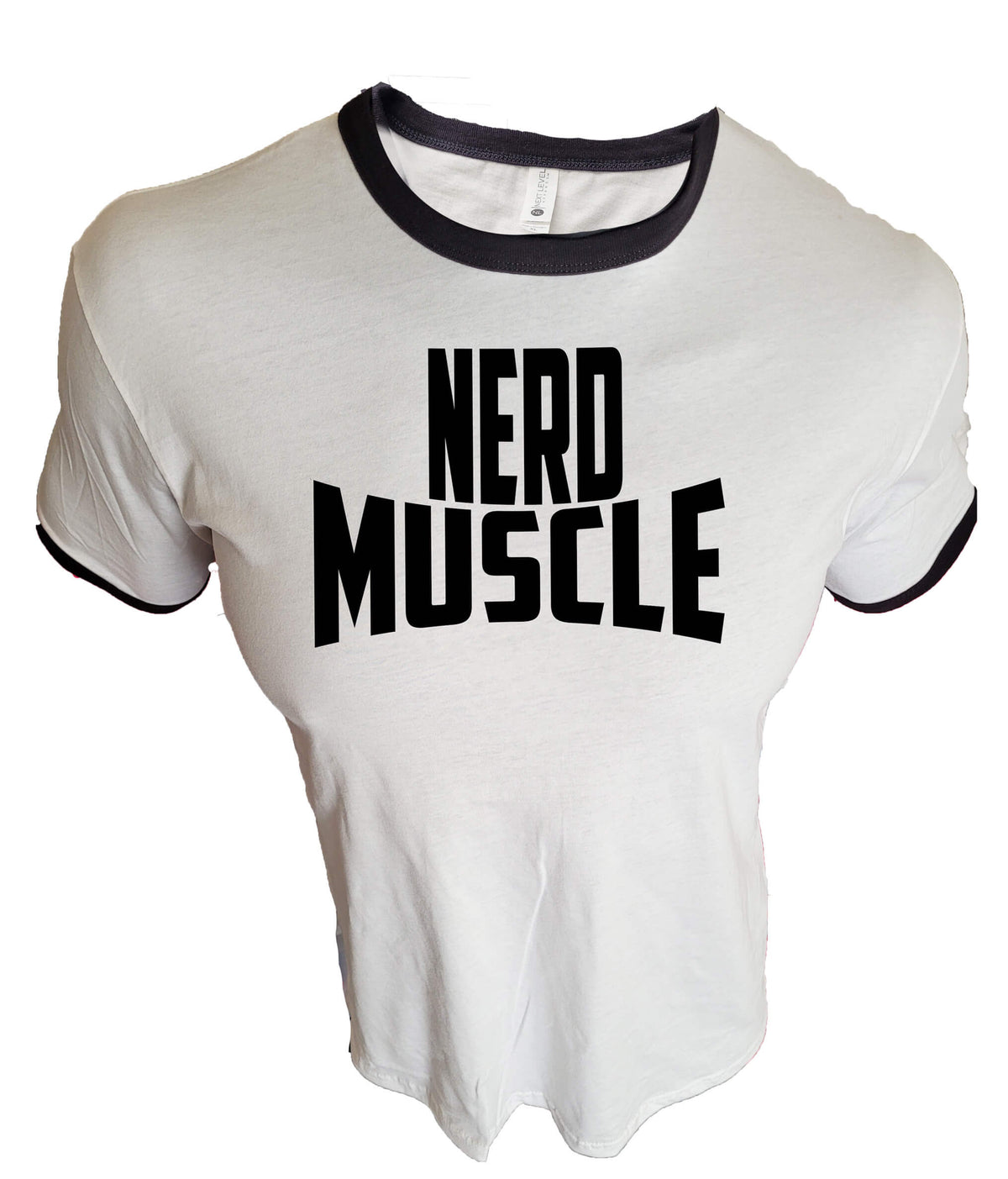 Iron Gods Nerd Muscle White Workout T-Shirt
