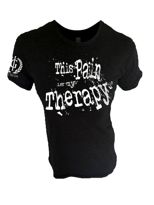 Iron Gods Therapy Workout T-Shirt Black Men's Gym Clothing Activewear