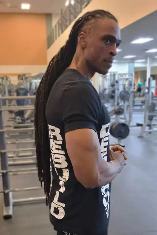 fitted gym shirt aesthetic shirt muscle shirt