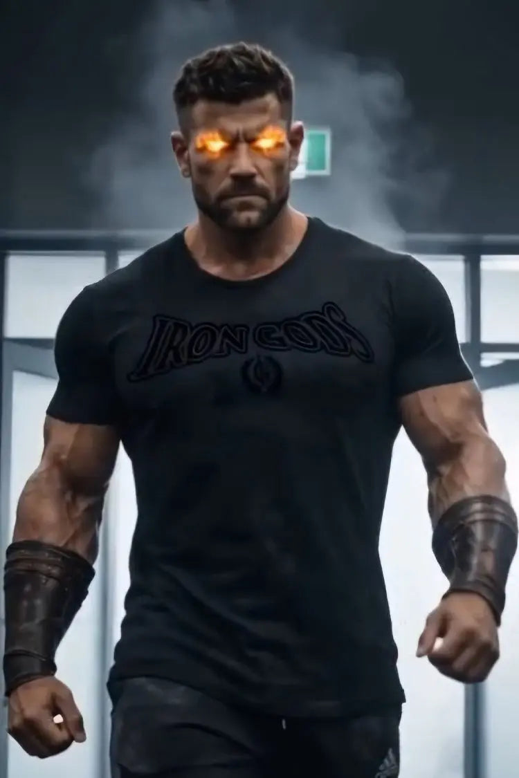 Iron Gods Logo Workout T-Shirt