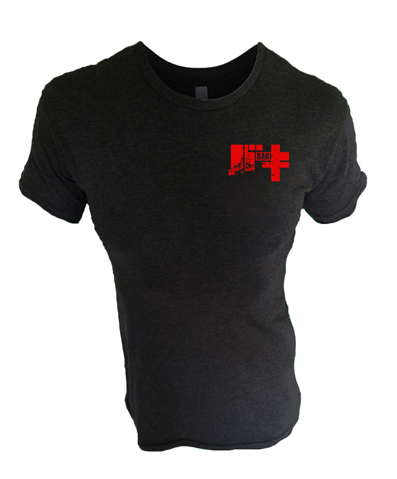 Iron Gods Yujiro Demon Back Black Gym T-Shirt