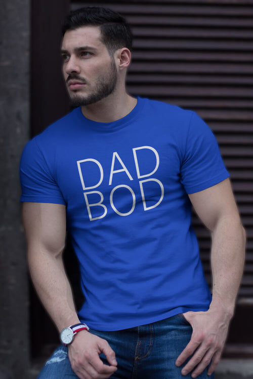 Iron Gods Dad Bod Blue Workout T-Shirt