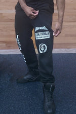 Limited Edition Retro Drip Black Joggers, gym sweatpants, gym joggers