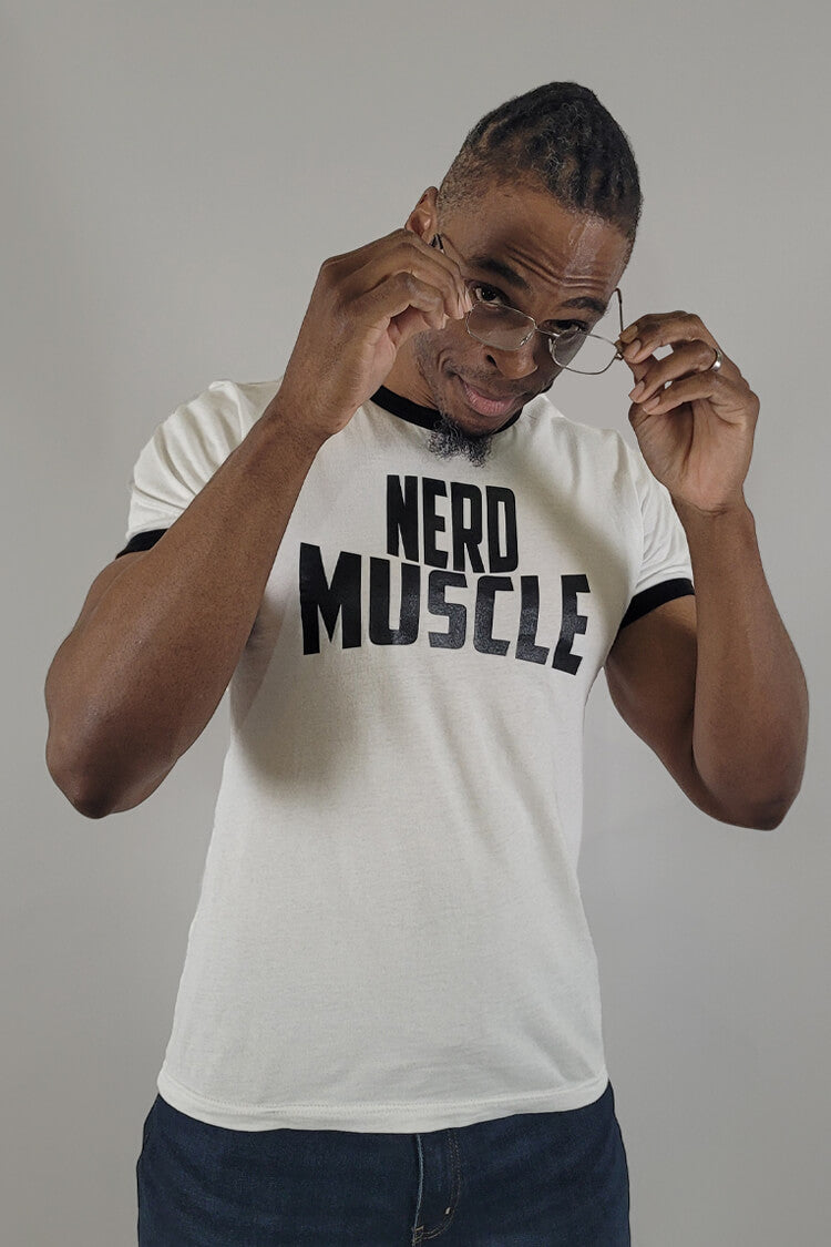 Iron Gods Nerd Muscle Workout T-Shirt