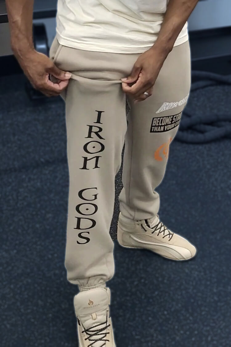 Limited Edition Retro Drip Sand Joggers, gym sweatpants, gym joggers