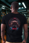 Iron Gods Yujiro Demon Back Black Gym T-Shirt