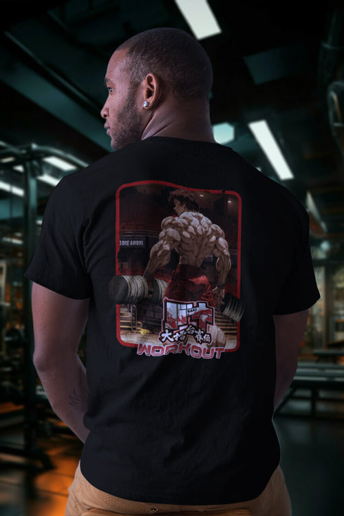 Baki Son Of Ogre Black Gym T-Shirt