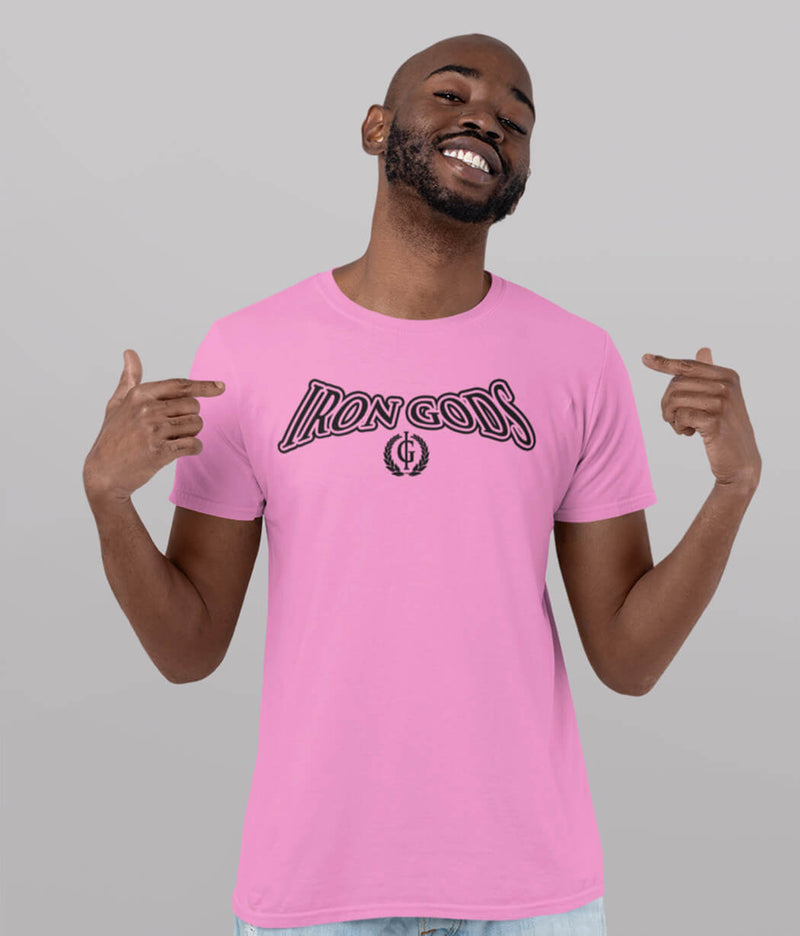 Iron Gods Logo T-Shirt Breast Cancer Edition