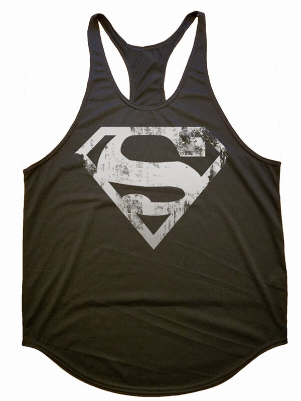 Man Of Steel Gym Stringer Tank