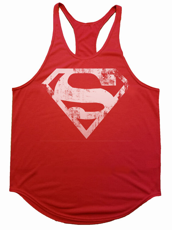 Man Of Steel Gym Stringer Tank