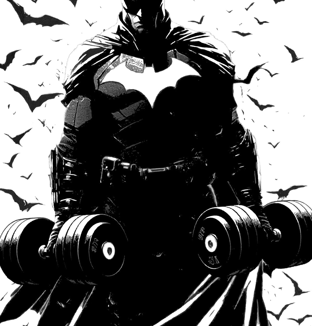 Batman On Swole Gym Shirt