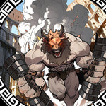 Iron Gods Titan Series Workout T-Shirt | The Minotaur Logo