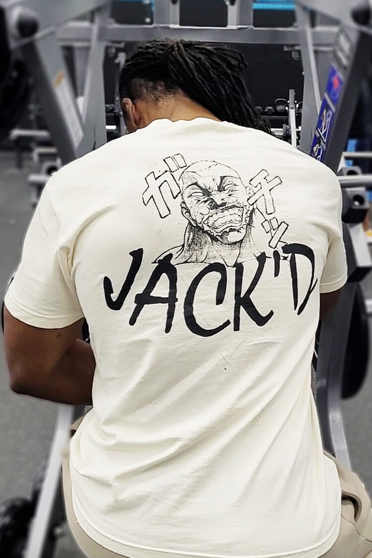 JACK'D Tan Gym Tee