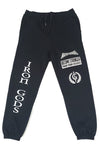 Limited Edition Retro Drip Black Joggers, gym sweatpants, gym joggers