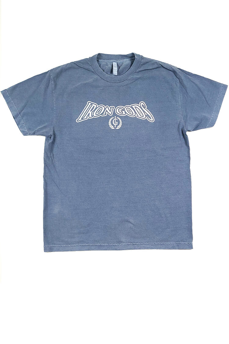 Iron Gods Heavy Weight Faded Logo Tee