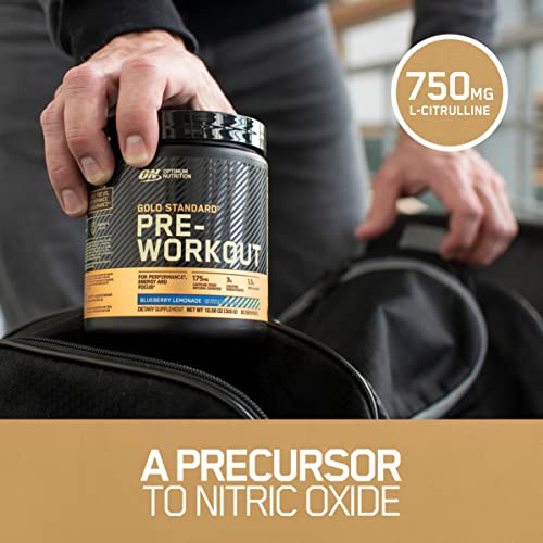 Optimum Nutrition Gold Standard Pre Workout with Creatine, Beta-Alanine, and Caffeine for Energy, Flavor: Green Apple, 30 Servings (Packaging May Vary)