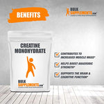 BulkSupplements.com Creatine Monohydrate Powder - Pre Workout with Creatine - Micronized Creatine - Vegan Pre Workout - Pre Workout Women - Creatine Powder (1 Kilogram - 2.2 lbs)
