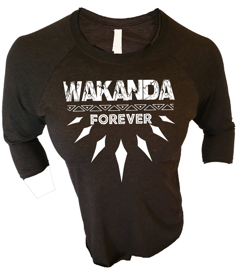 Iron Gods Wakanda Forever Raglan Workout T-Shirt