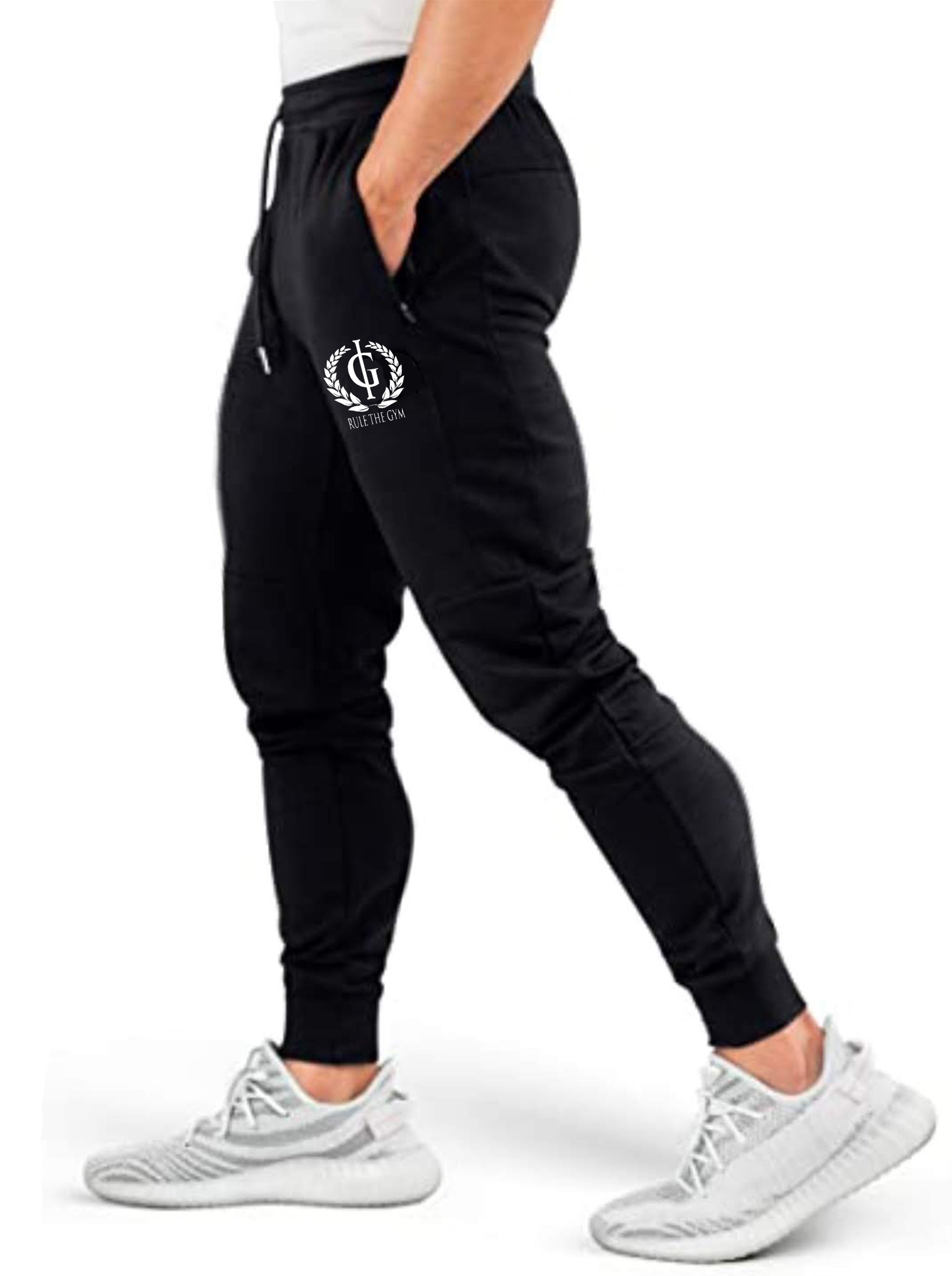 Black workout online joggers