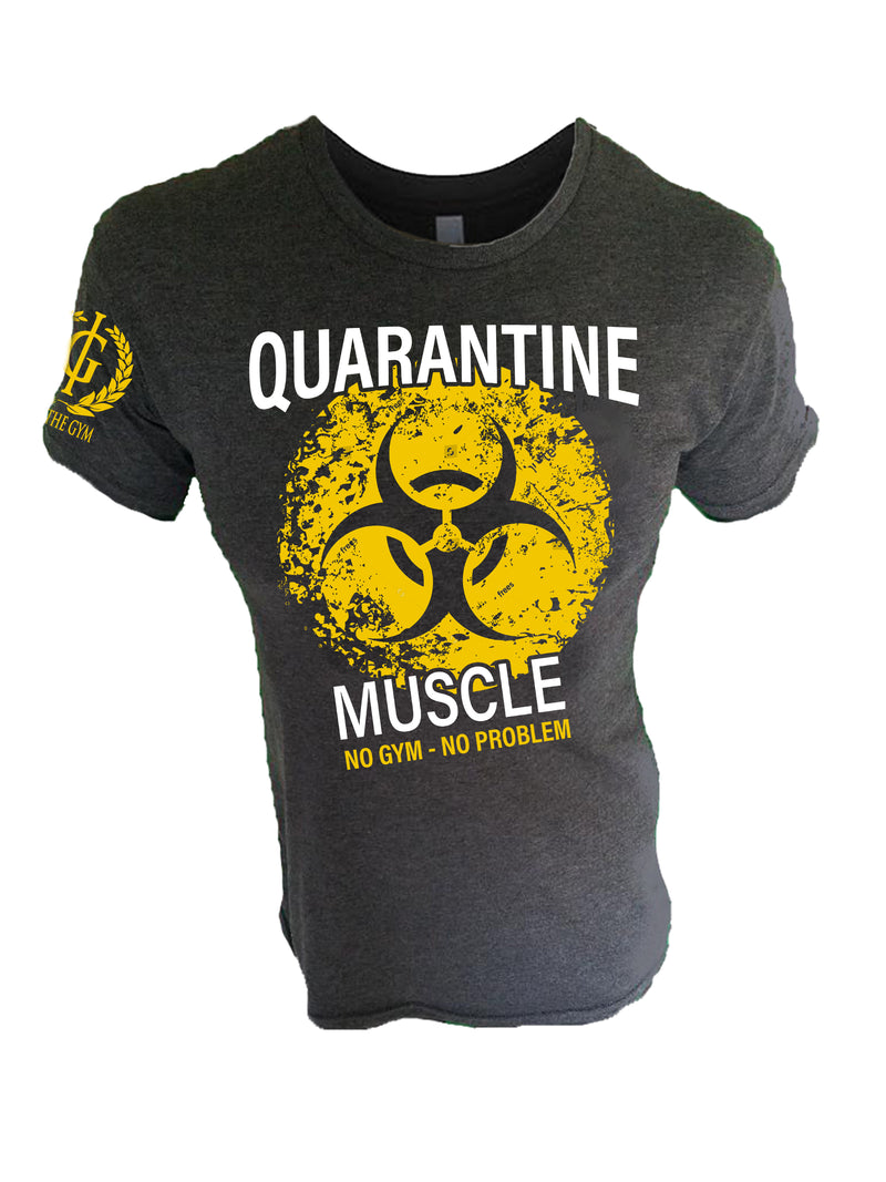 Iron Gods Quarantine Muscle Workout T-Shirt Black Men's Gym Clothing Activewear