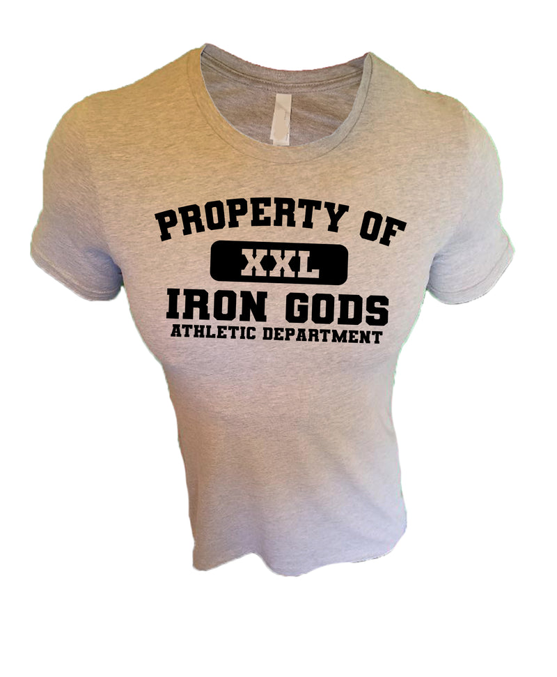 Iron Gods XXL Athletic Dept. Workout T-Shirt Grey