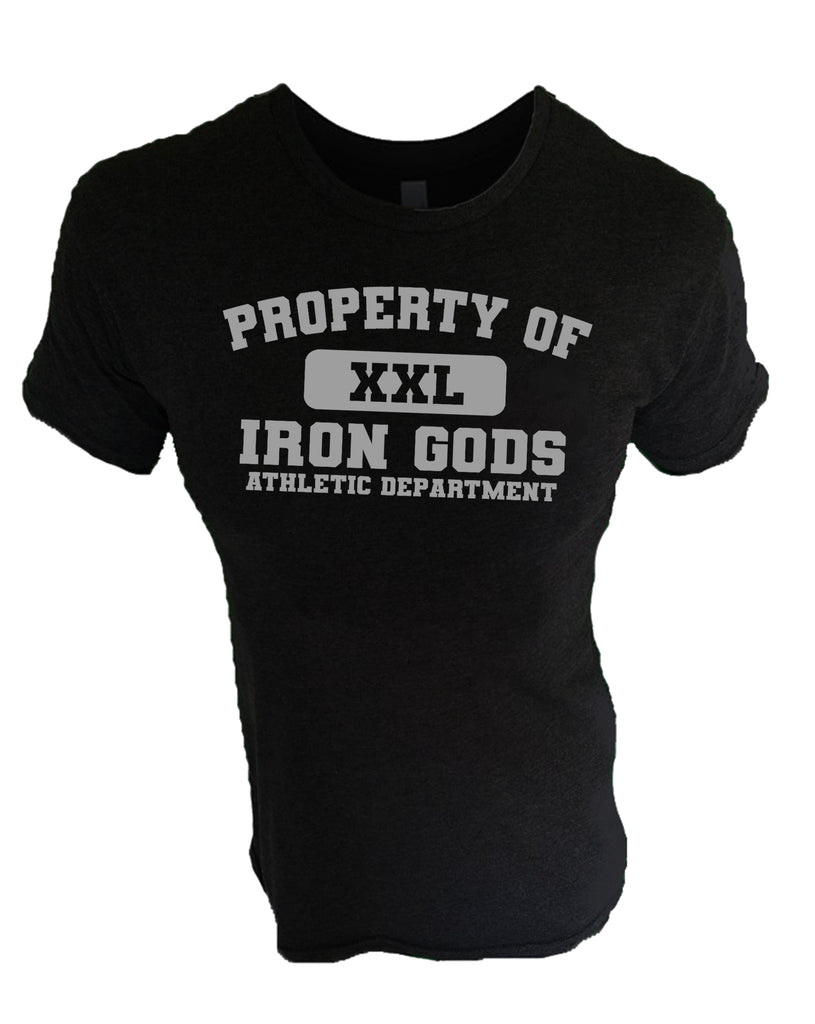 Iron Gods XXL Athletic Dept. Workout T-Shirt Black