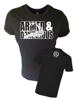 Iron Gods Armed & Dangerous T-Shirt Black Men's Workout Clothing Activewear