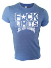 Iron Gods F*ck Limits Workout T-Shirt Blue Men's Gym Clothing Activewear