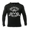 Iron Gods Make Peace With The Pain Workout Hoodie Black