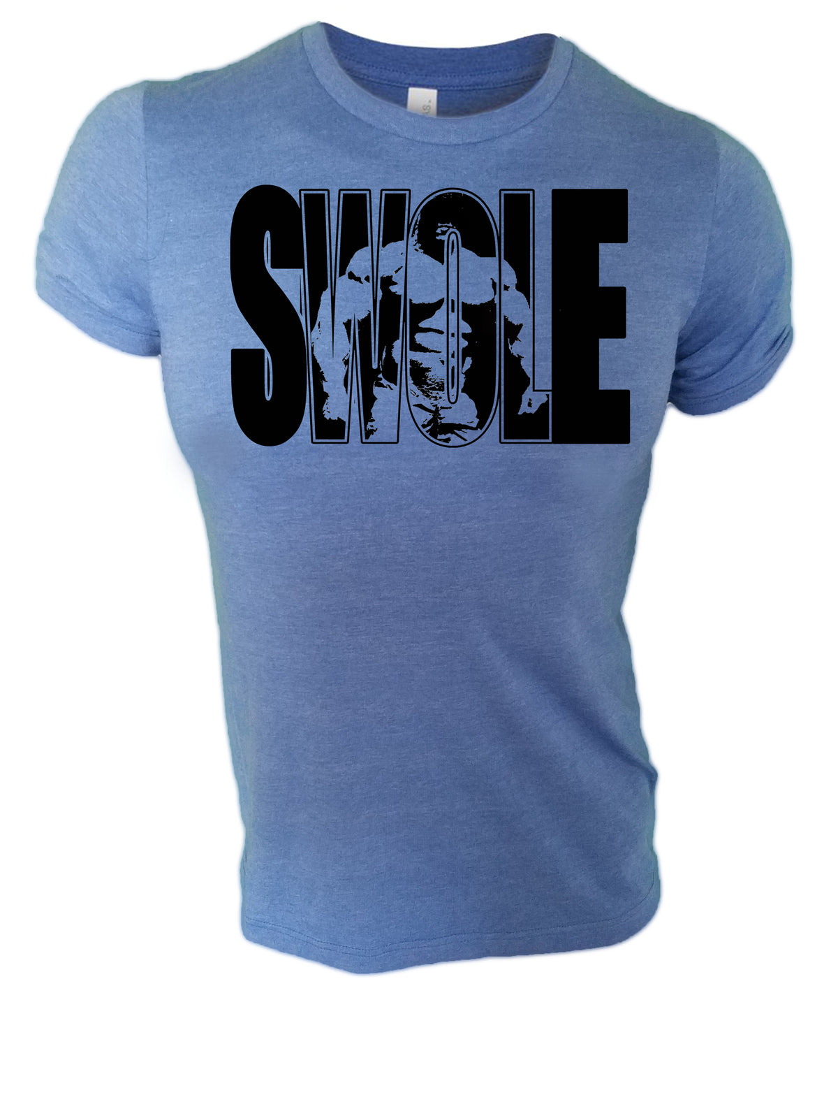 Iron Gods Swole Blue Workout T-Shirt Men's Gym Clothing Activewear