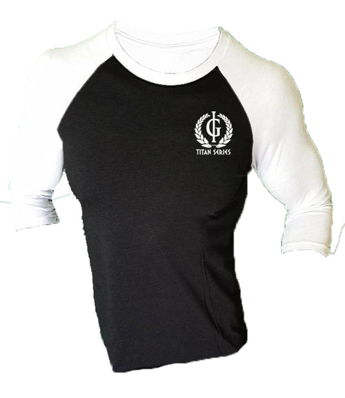 Iron Gods Titan Series Black White Workout T-Shirt | Kratos Men's Gym Clothing Apparel Activewear