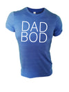 Iron Gods Dad Bod Blue Workout T-Shirt Men's Gym Clothing Gym Apparel