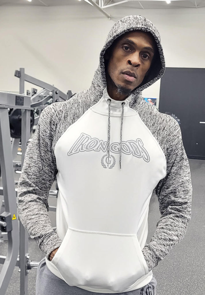 Iron Gods GOAT Logo Hoodie White