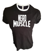 Iron Gods Nerd Muscle Black Workout T-Shirt